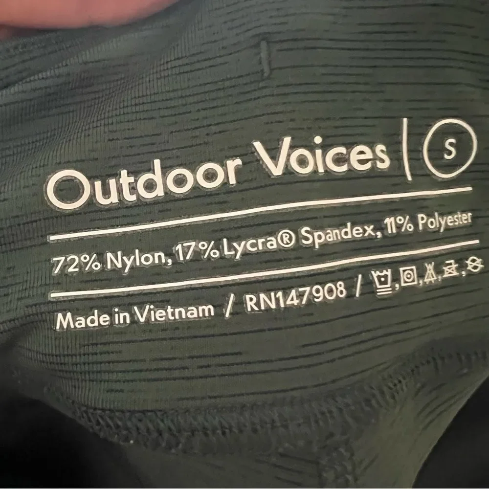 Outdoor Voices Core  legging evergreen Small - Picture 4 of 4